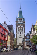 St Martin's Gate and buildings in Kaiser-Joseph-Strasse