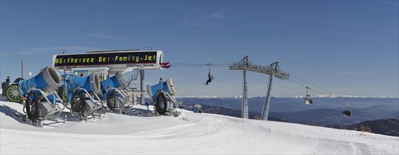 Chairlift in the Gerlitzen ski area