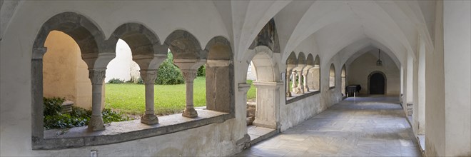 Millstatt cloister in the former Benedictine monastery