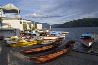 Boats on Lake Millstaettersee