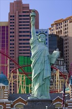 Replica of the Statue of Liberty on the Strip in Las Vegas