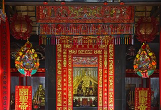 View into the Guan Yu Shrine