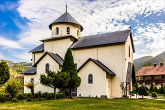 Serbian Orthodox monastery Moraca in central Montenegro