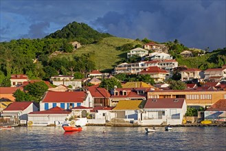 Houses along the Passe de la Baleine at Terre-de-Haut Island