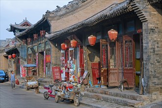 17th 19th century shops and residences in the main street of the city Pingyao