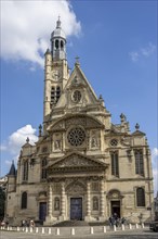 Saint-Etienne-du-Mont parish church on Place Sainte-Genevieve