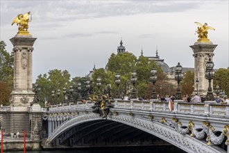 Pont Alexandre III is a bridge built in the Neo-Baroque style