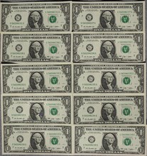 Dollar notes 1 Dollar