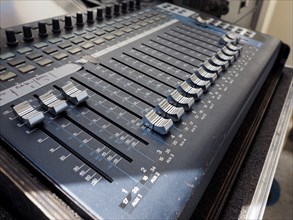 Soundboard mixer detail