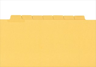 Yellow file folder