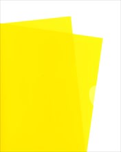 Yellow document folders