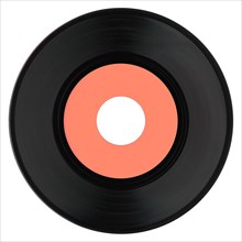 Vinyl record isolated