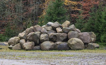 Stone storage in the nature in Fyledalen