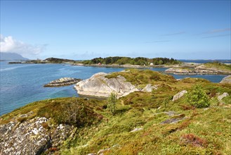 Archipelago Landscape on the Atlantic Road in Norway