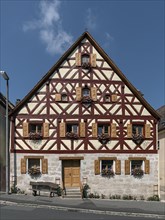 Historic half-timbered house built in 1641