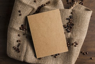 Package coffee beans sackcloth