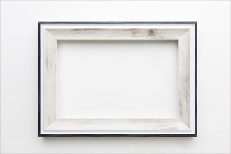 Top view beautiful wooden frame concept