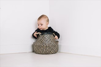 Cute baby basket