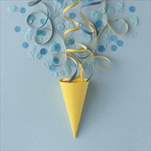 Ice cream paper cone confetti