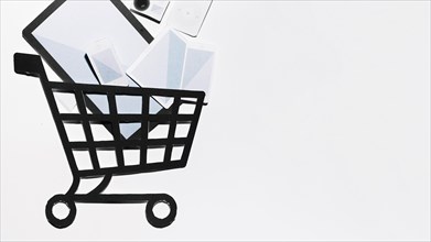 Paper composition with devices shopping cart