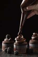 Arrangement delicious chocolate sweets 4
