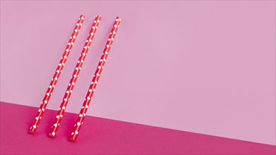 Colorful plastic straw collection 10