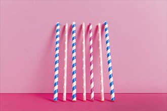 Colorful plastic straw collection 11