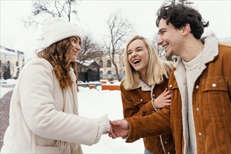 Young friends outdoor enjoying time together 7