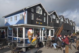 Wooden houses by the harbour