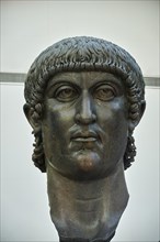 Head of the bronze colossal statue of Constantine