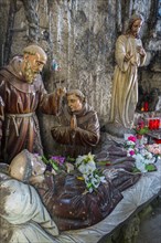 Sculptures in Grotto of St Anthony of Padua