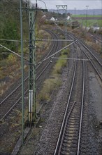 Railway tracks in Hessental