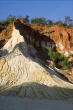 Rocks of the old ochre quarry