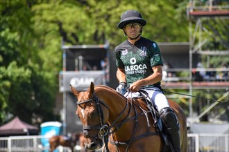 Hilario Ulloa from Team La Hache La Roca at the 130th Argentine Open Polo Championship