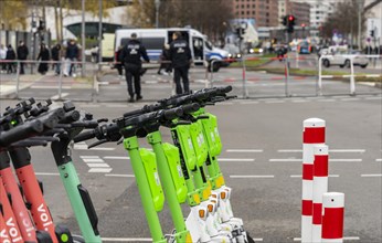 Green electric scooters