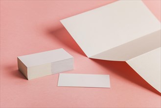Sheet paper stack business cards