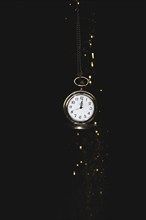 Pocket watch with glitters