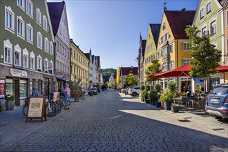 Maximilianstrasse with stone paving