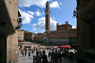 Piazza del Campo and Torre del Mangia