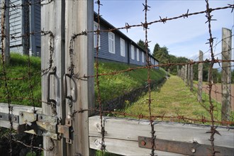 Gate and barracks at Natzweiler-Struthof