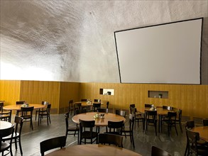 Restaurant in an Underground Tunnel in Switzerland