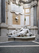 Colossal marble statue of Marforio