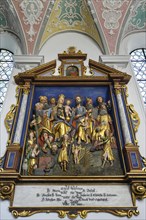 Half-relief with figures of saints