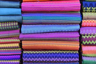 Colourful fabrics
