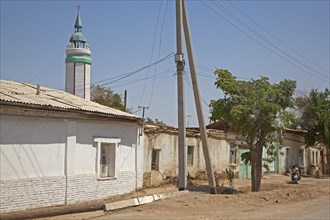 Street in the village Bayramaly