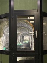 Modern 300 Meters Shooting Range in an Illuminated Underground Tunnel in Switzerland