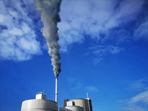 Pollution Exhaust fumes factory