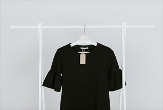 Hanging black blouse