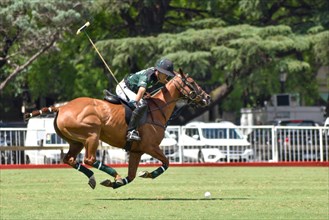 Hilario Ulloa from Team La Hache La Roca at the 130th Argentine Open Polo Championship