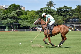 Joaquin Pittaluga from Team La Hache Cria y Polo at the 130th Argentine Open Polo Championship